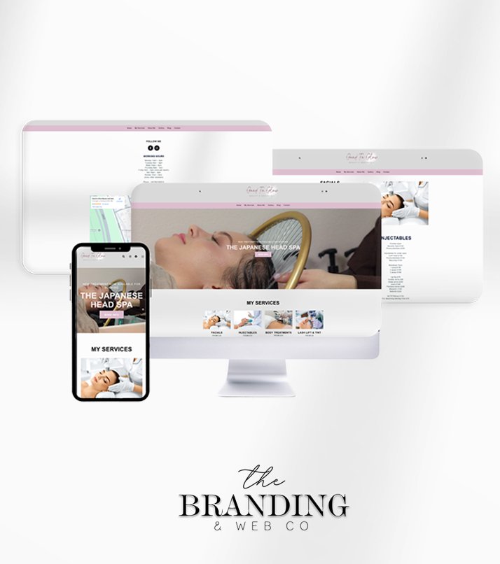 Bespoke beauty industry web design